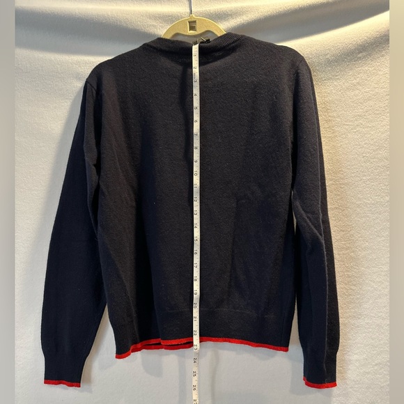 Stella McCartney size Medium wool crewneck sweater. Navy and orange - Picture 9 of 9